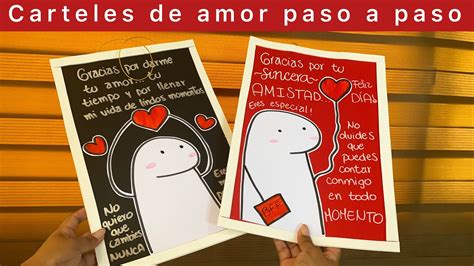 Ideas creativas para carteles en el Día del Amor y la Amistad.